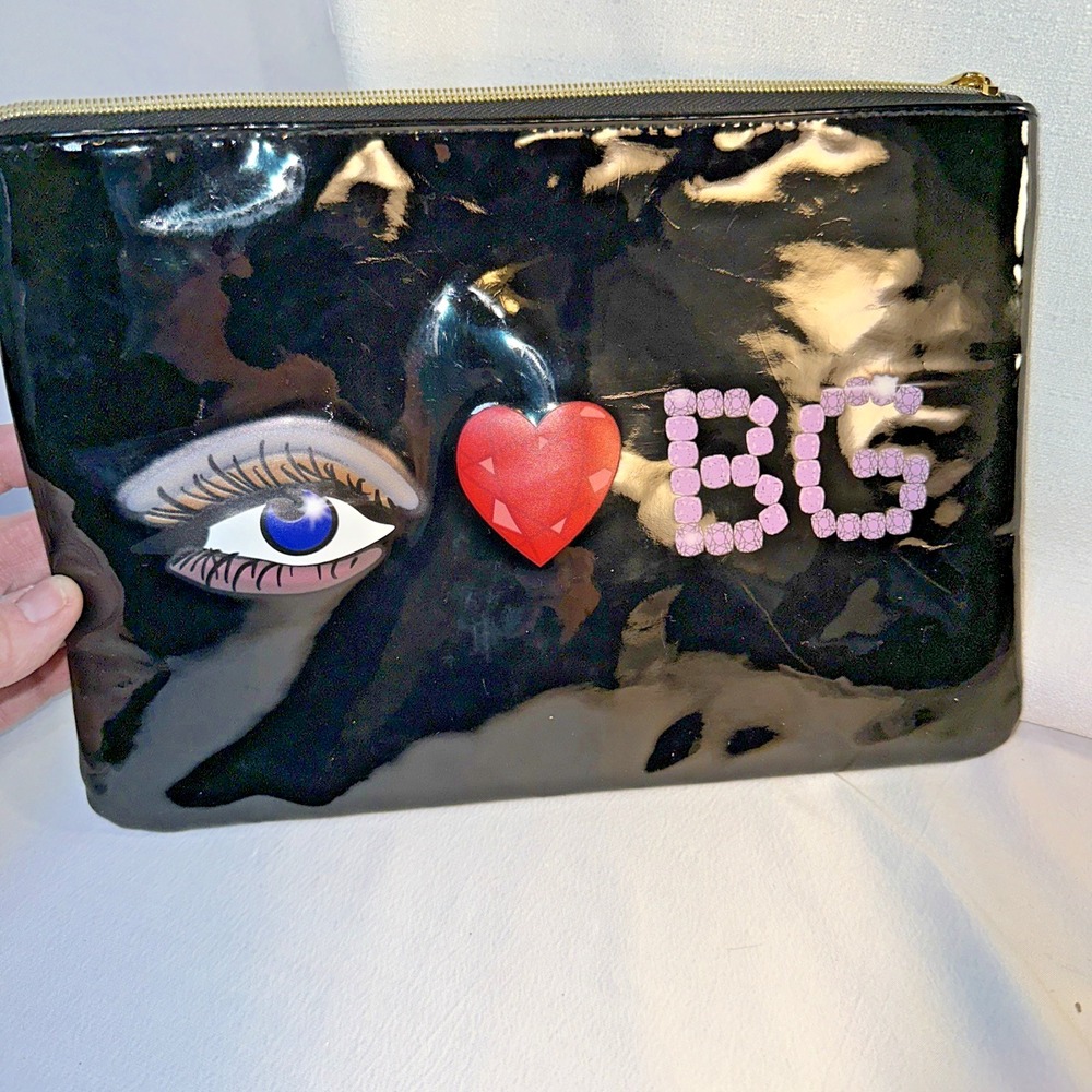 Bag Cosmetics Makeup Travel Pouch Bergdorf Goodman X Lisa Bayer Beauty Black